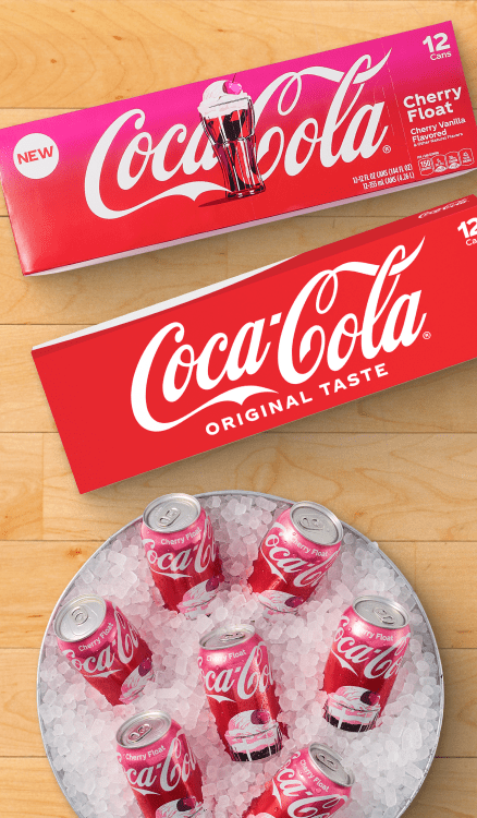 Advertisement for Coco Cola. Click to product page.