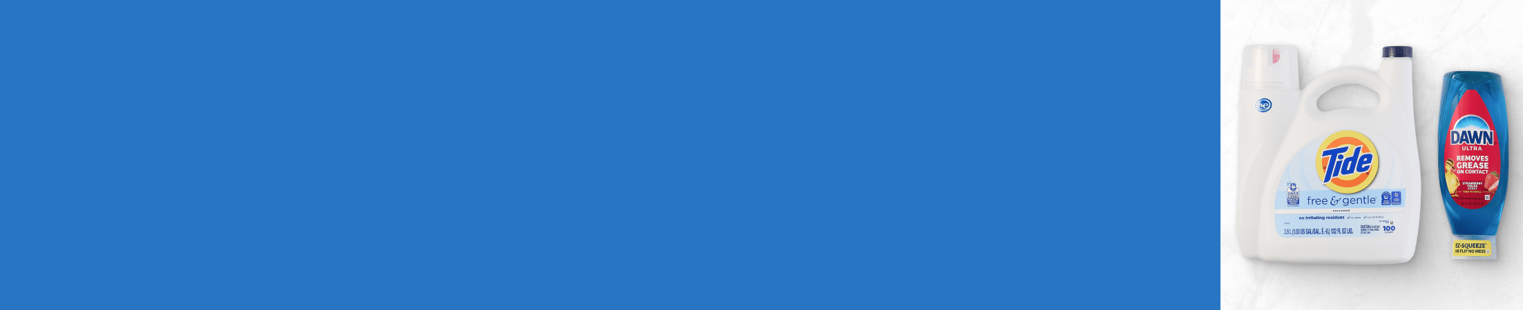 Advertisement for P&G. Click for details