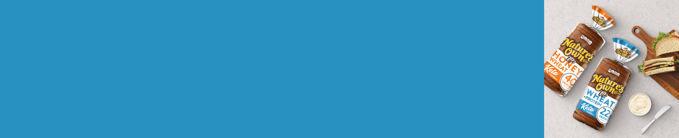 Advertisement for Flowers Foods. Click to product page