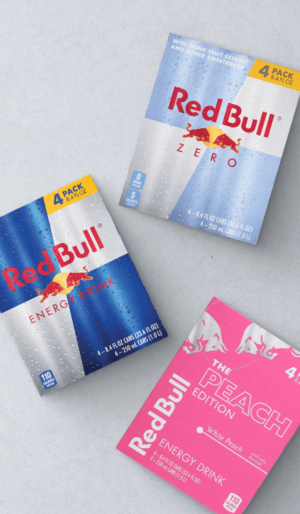 Advertisement for Red Bull North America. Click to Product Page.