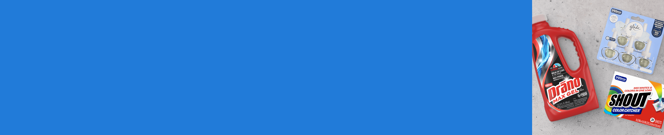 Advertisement for SC Johnson. Click to product page.