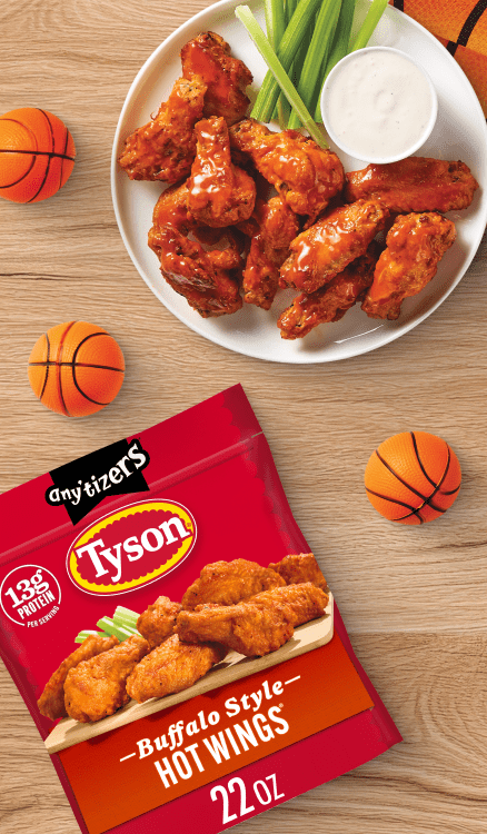 Advertisement for Tyson. Click to product page.