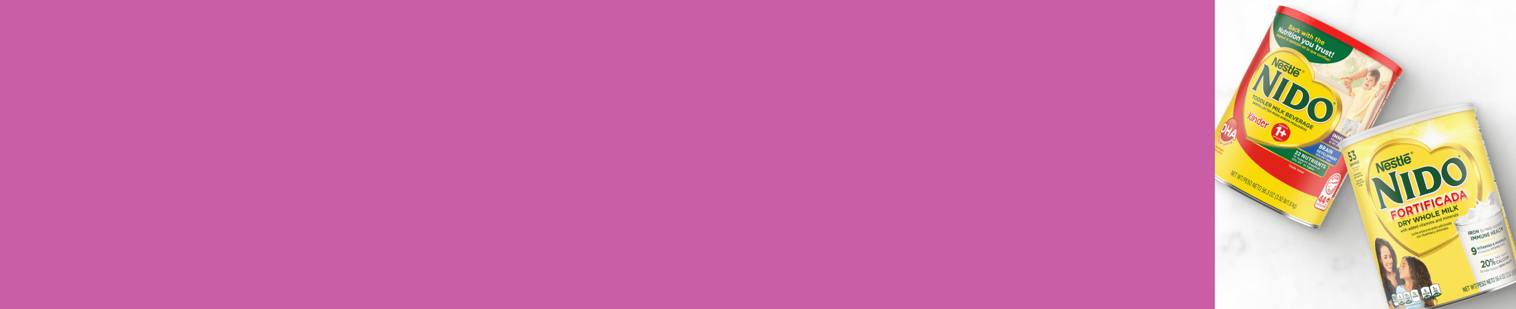 Advertisement for Nestle. Click to product page.